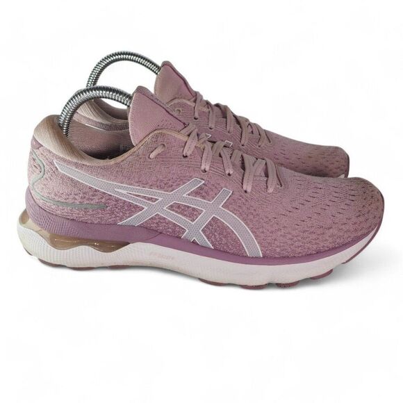 Asics Gel- Nimbus 24 Barely Rose Performance Running Shoes 1012B201 Women's 9.5 - Picture 4 of 12